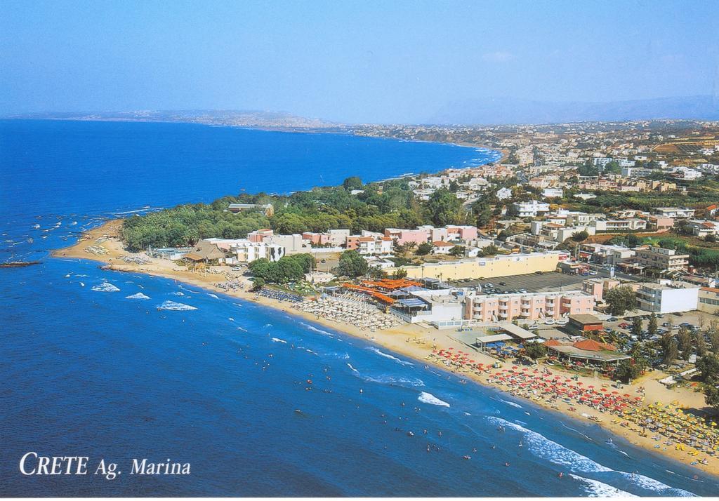 Georgina Aparthotel Agia Marina Exterior foto